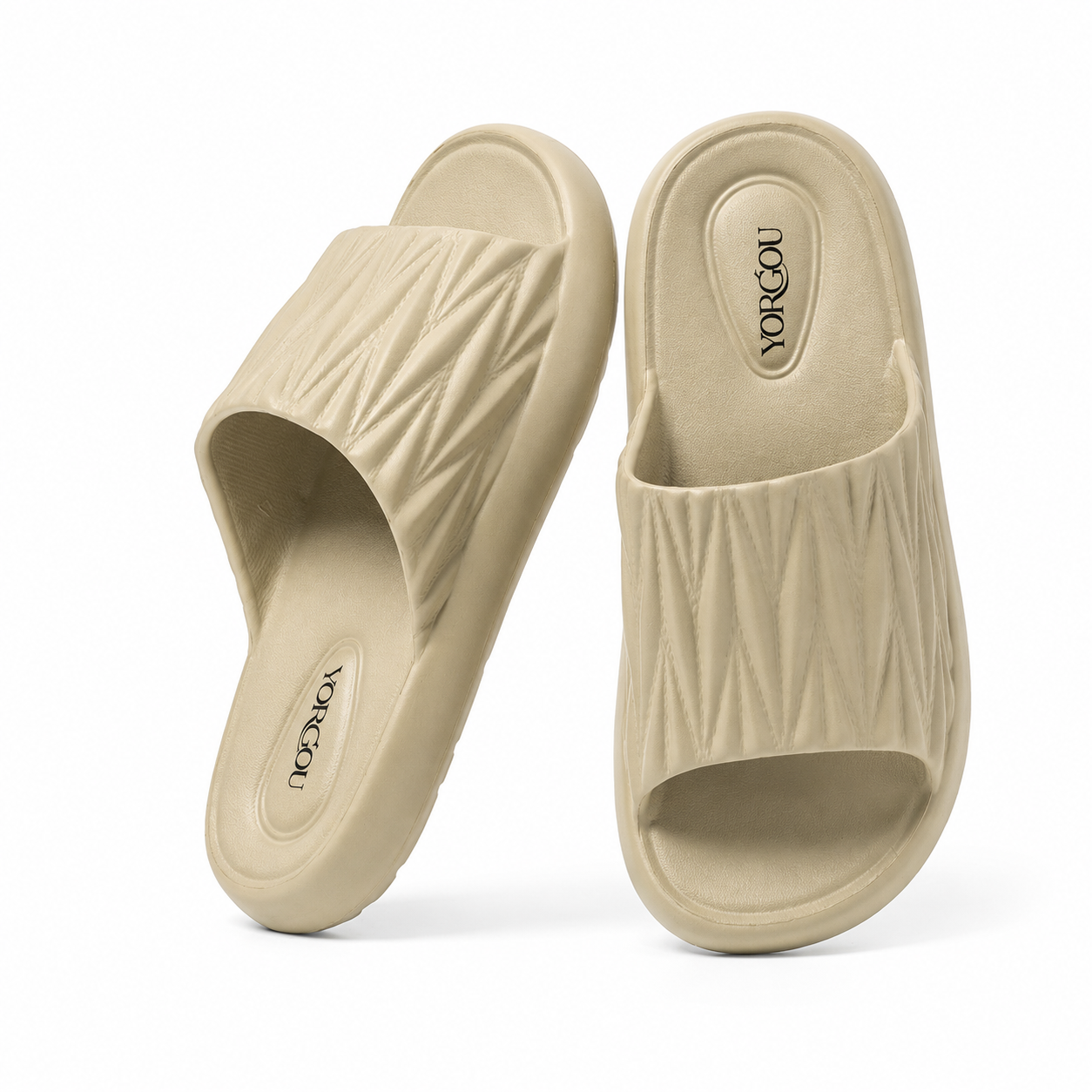 Unisex EVA House Slippers – Lightweight Open Toe Slides with Cushioned Non-Slip Sole