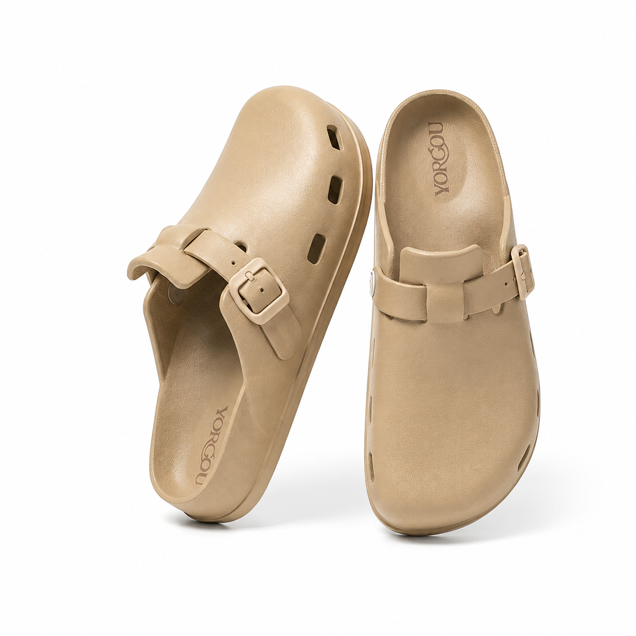 Unisex EVA Clog Sandals – Lightweight Slip-On Shoes with Adjustable Buckle