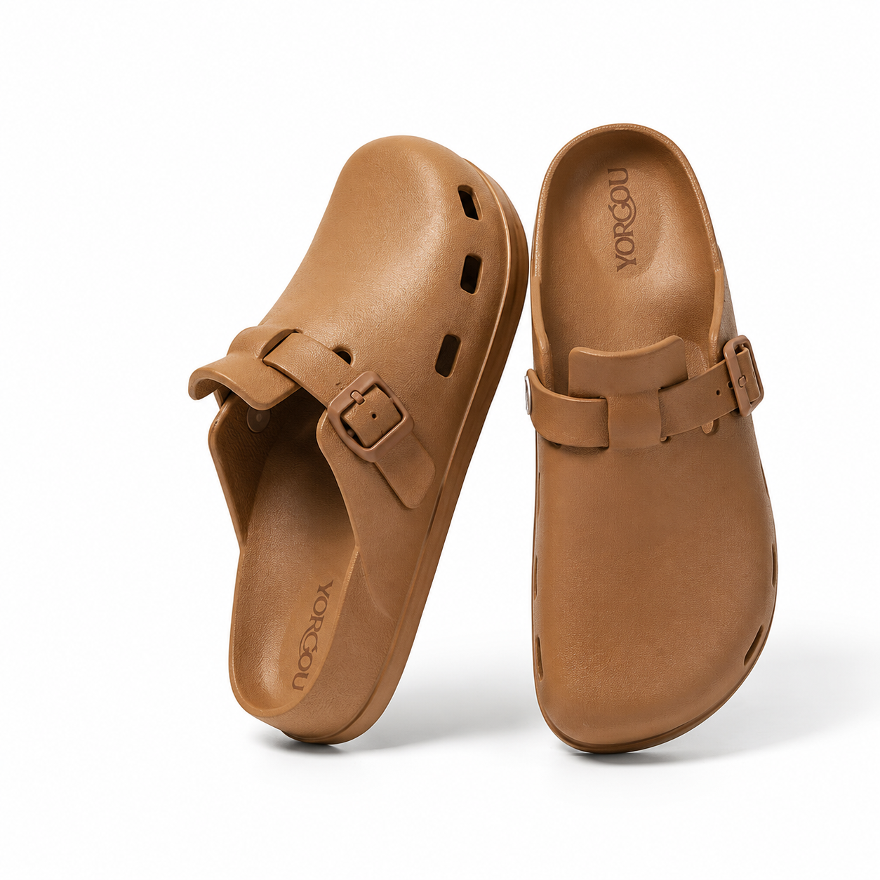 Unisex EVA Clog Sandals – Lightweight Slip-On Shoes with Adjustable Buckle