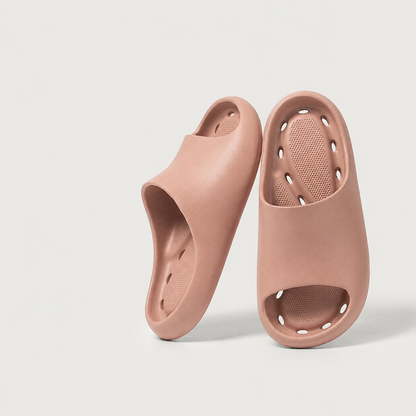 Unisex EVA Shower Slide Slippers, Non-Slip Drainage Bathroom Sandals