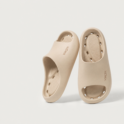 Unisex EVA Shower Slide Slippers, Non-Slip Drainage Bathroom Sandals