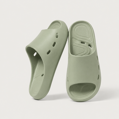 Unisex EVA Shower Slides, Non-Slip Quick Dry Bathroom Slippers