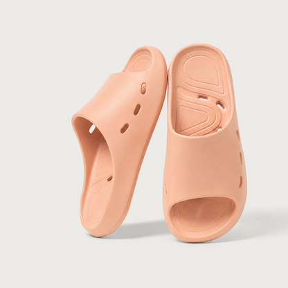 Unisex EVA Shower Slides, Non-Slip Quick Dry Bathroom Slippers