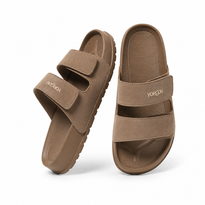 YORGOU Unisex EVA Slide Sandals with Adjustable Straps