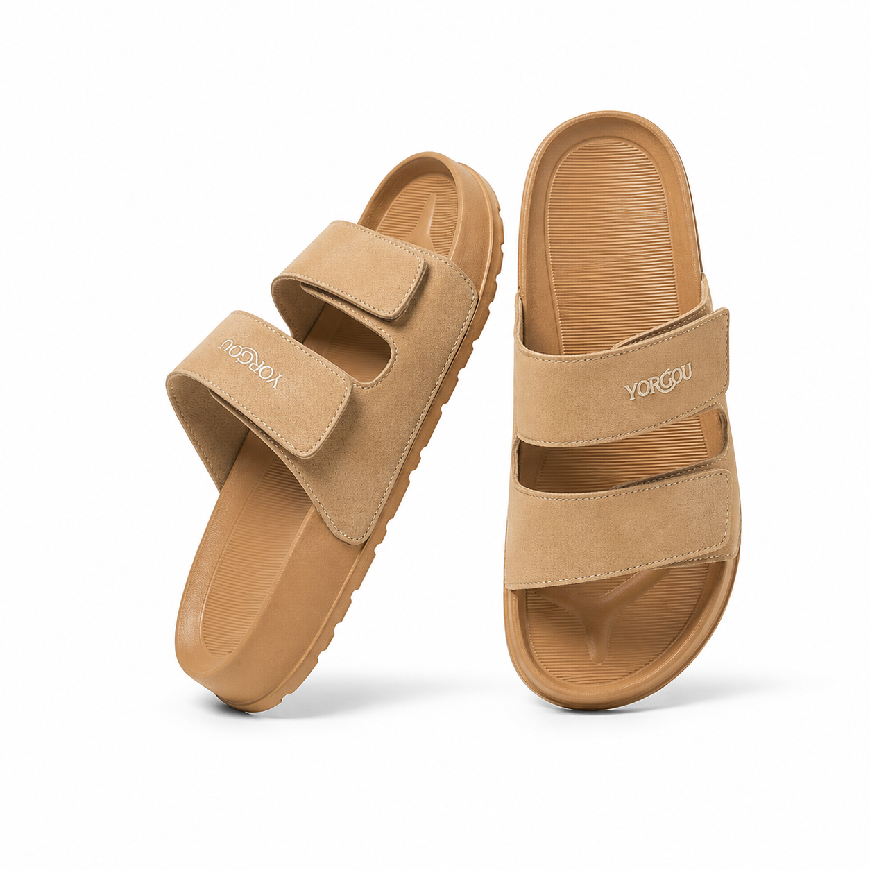 YORGOU Unisex EVA Slide Sandals with Adjustable Straps