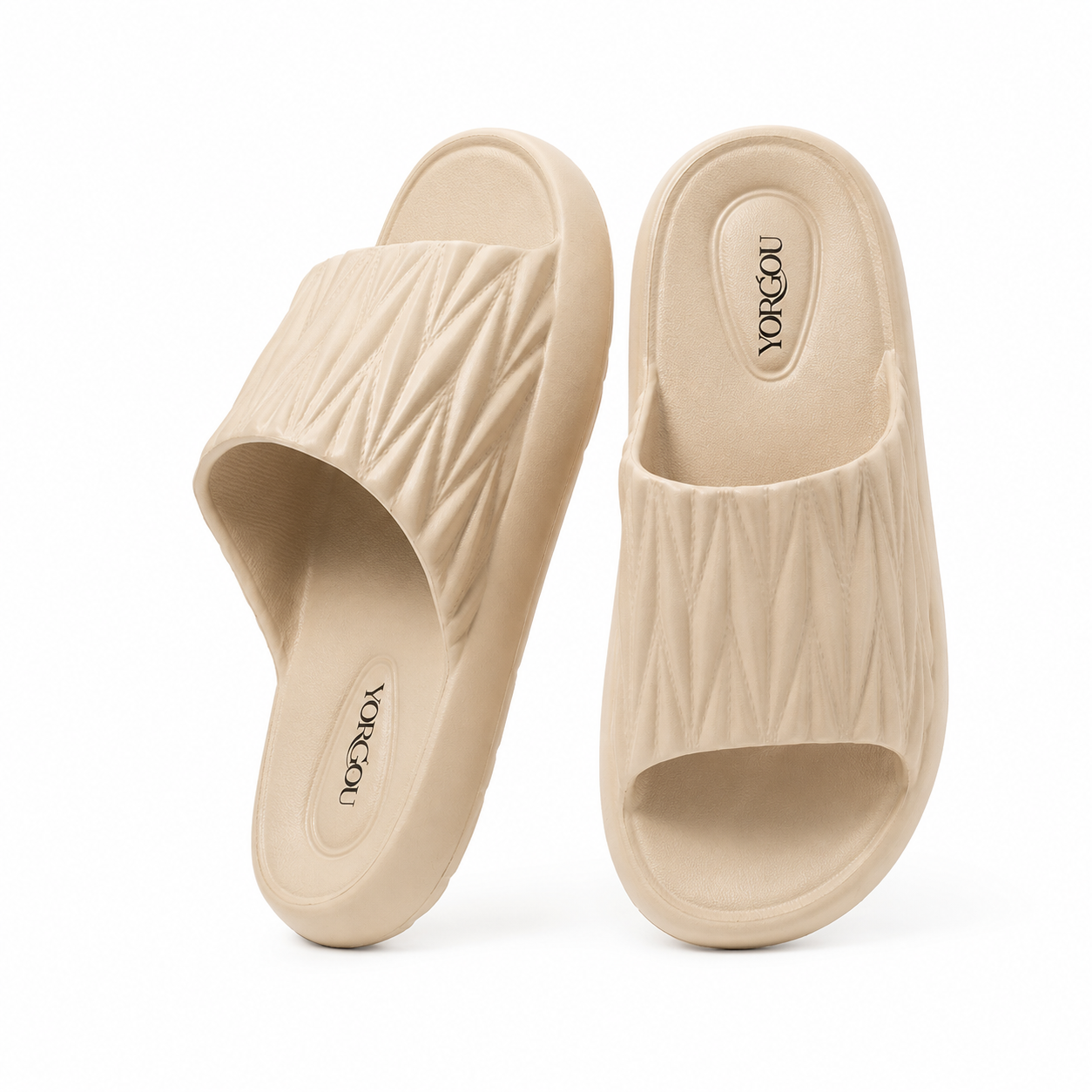 Unisex EVA House Slippers – Lightweight Open Toe Slides with Cushioned Non-Slip Sole