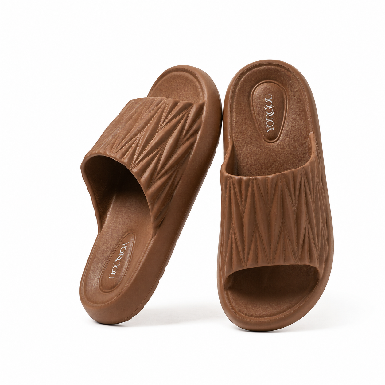 Unisex EVA House Slippers – Lightweight Open Toe Slides with Cushioned Non-Slip Sole
