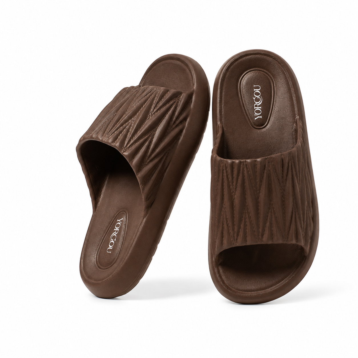 Unisex EVA House Slippers – Lightweight Open Toe Slides with Cushioned Non-Slip Sole