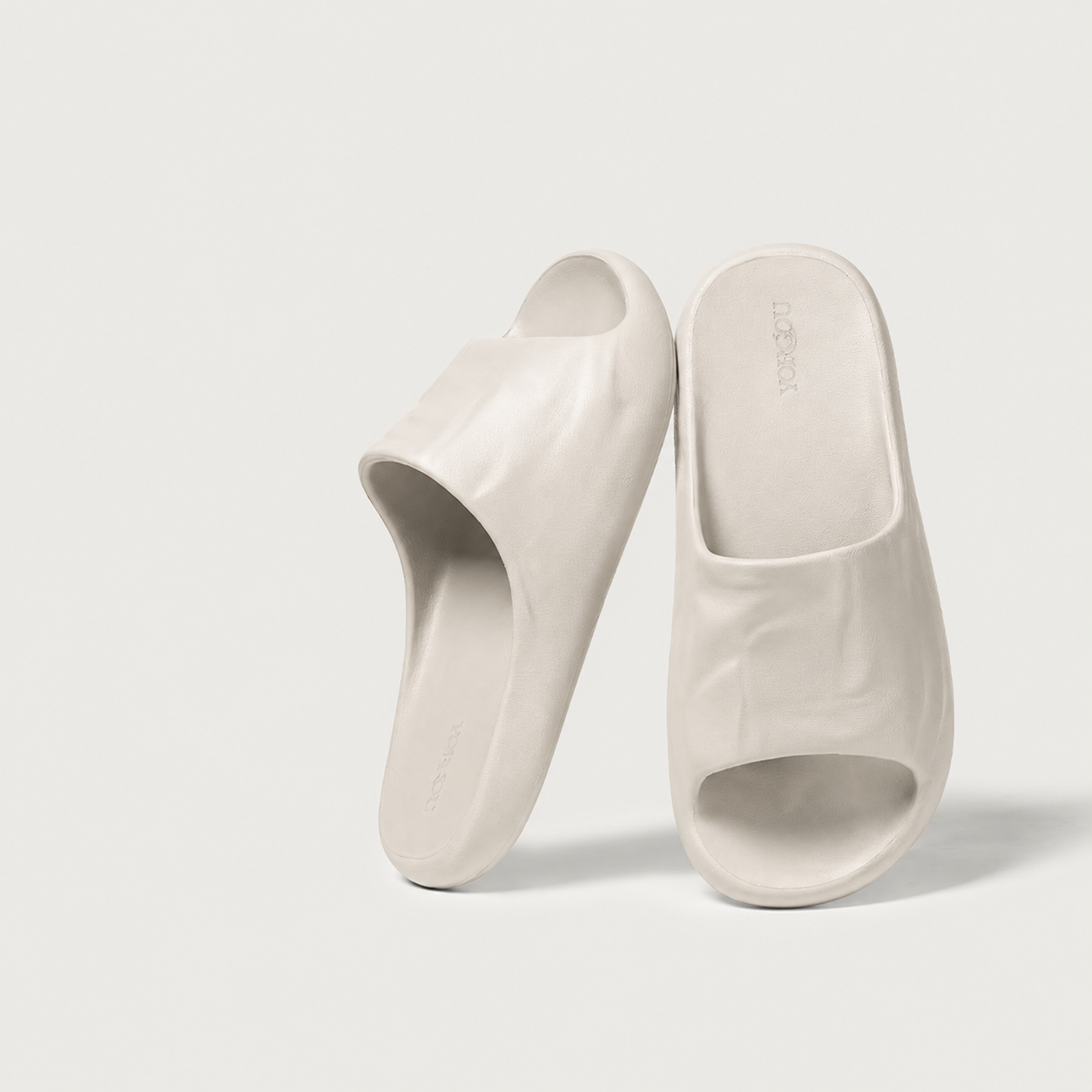Textured Wave Open-Toe EVA Slides